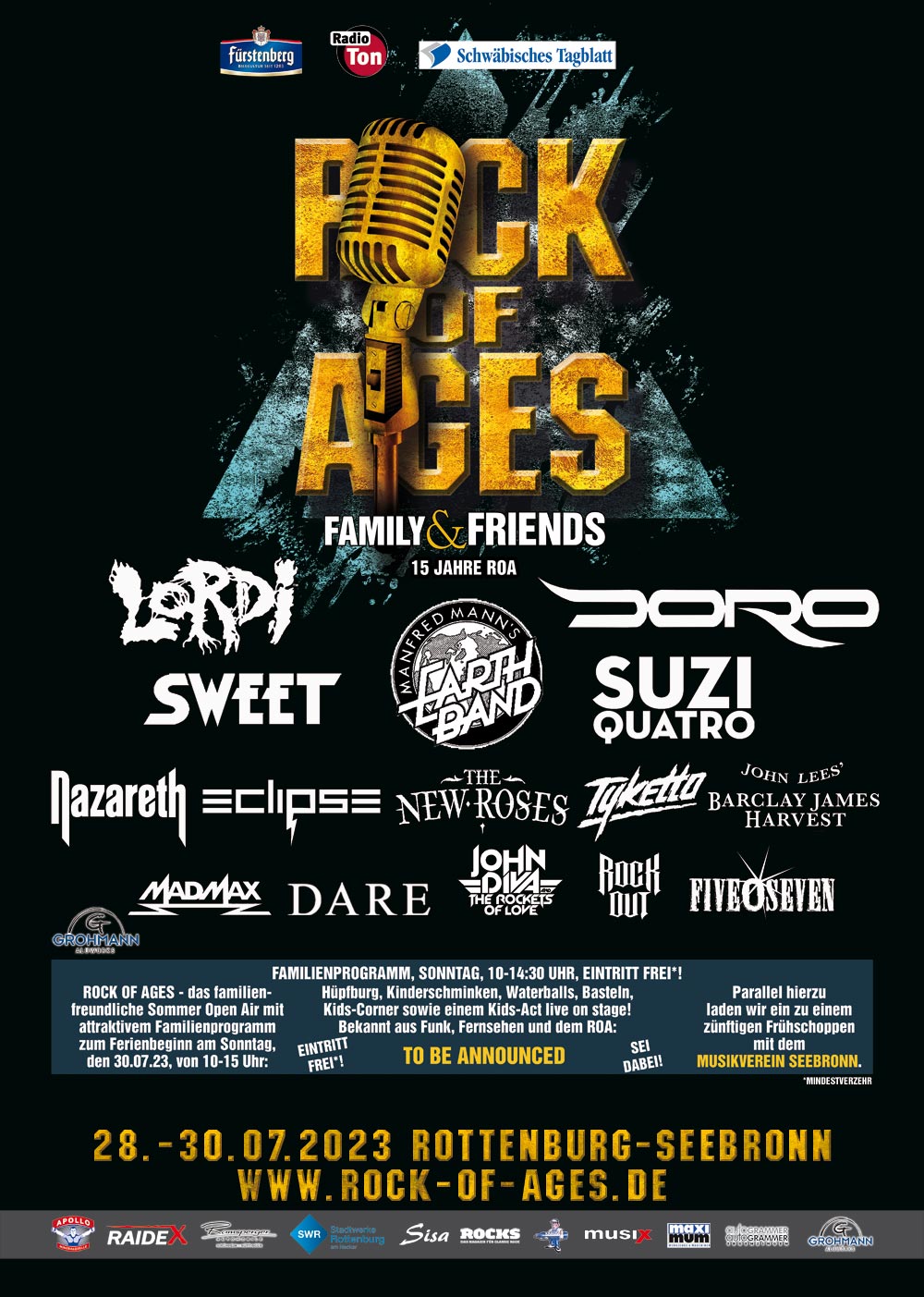 Rock Of Ages Festival vom 28. 30. Juli 2023 in Seebronn metalinside