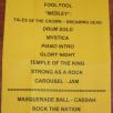 Setlist - Colos-Saal