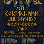 MOONSORROW touren 2011 mit UNL...