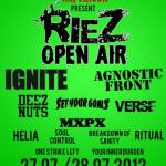 STICK TO YOUR GUNS beim RIEZ O...