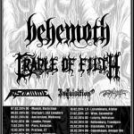 BEHEMOTH touren mit CRADLE OF ...