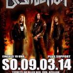 Verlosung: DESTRUCTION-Tickets...