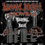 Century Media Napalm Death, Crowbar Tour 2025