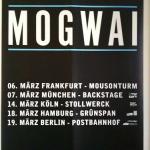 Mogwai Mogwai, Strange Forces - Bremen, Schlachthof - 1