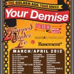 Your Demise, Trapped Under Ice, Man Overboard, Basement – Hamburg, Logo  - 1
