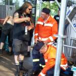 Prominenter Ersthelfer: Abbath bei MAYHEM