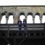 Edward und David auf der Stadtmauer von Bad Wimpfen