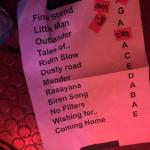 Erik Bosbach Siena Root Setlist