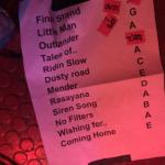 Siena Root Setlist